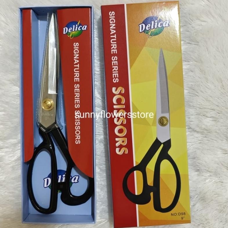 

Gunting bahan kain /gunting potong bahan tajam no 9 merek delica RB3