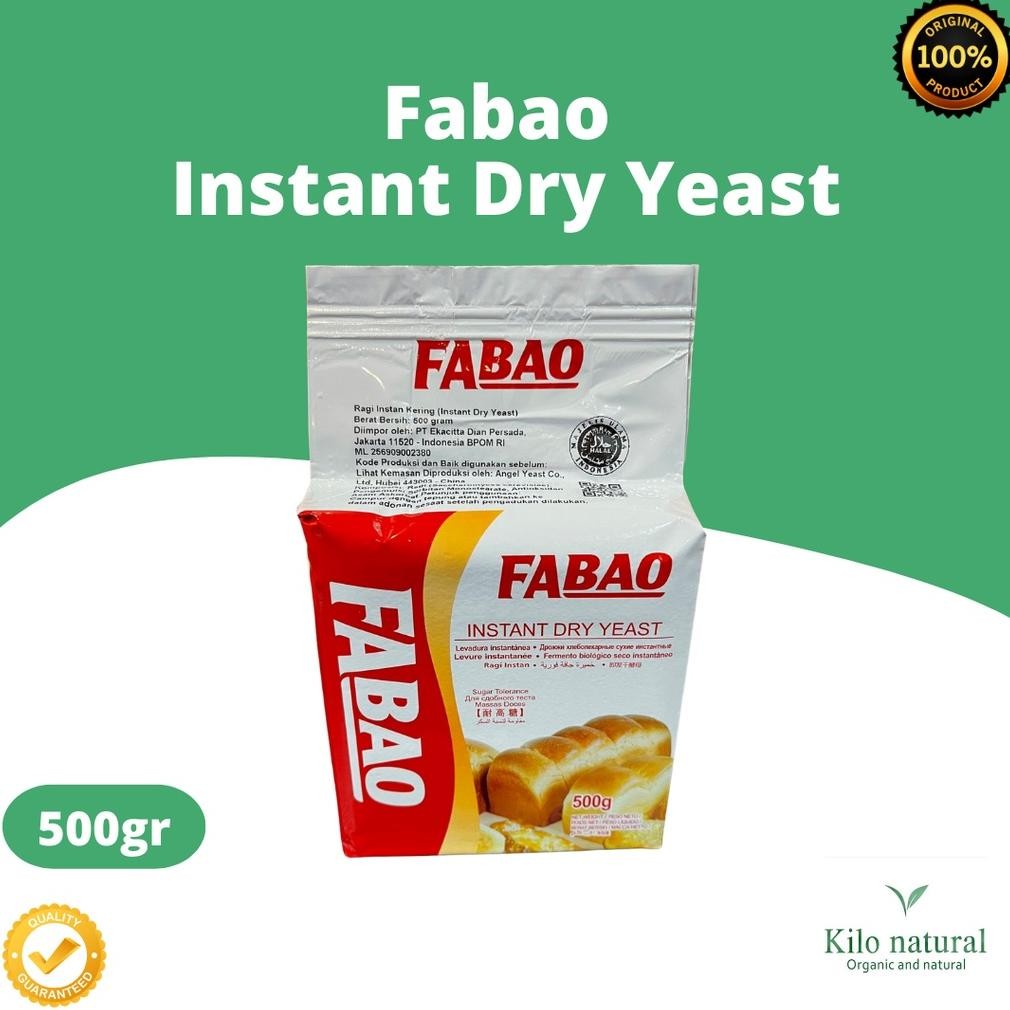 

Fabao Instant Dry Yeast 500gr / Fabao Ragi 500gr Nugi