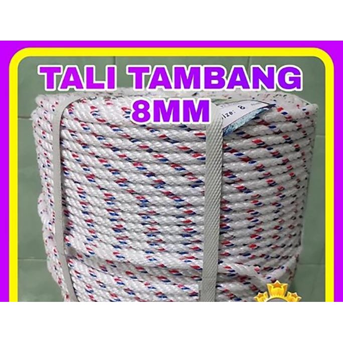 

Tali Tambang 8Mm Ppd +/- 220 Meter 7,6 Kg Berkualitas (1 Rol)