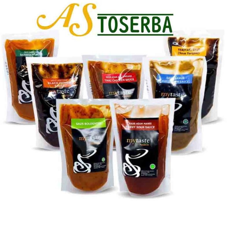 

My Taste Saus 500g - Barbeque / Blackpepper / Teriyaki / Bulgogi / Mushroom / Bolognese / Spicy BBQ lvl 2 / Spicy BBQ lvl 3 / Gochujang Nugi