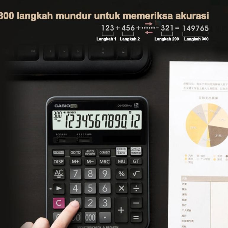 

Kalkulator Casio MJ 120D PLUS CHECK CORRECT Kalkulator Meja Check Correct 100% asli RB2