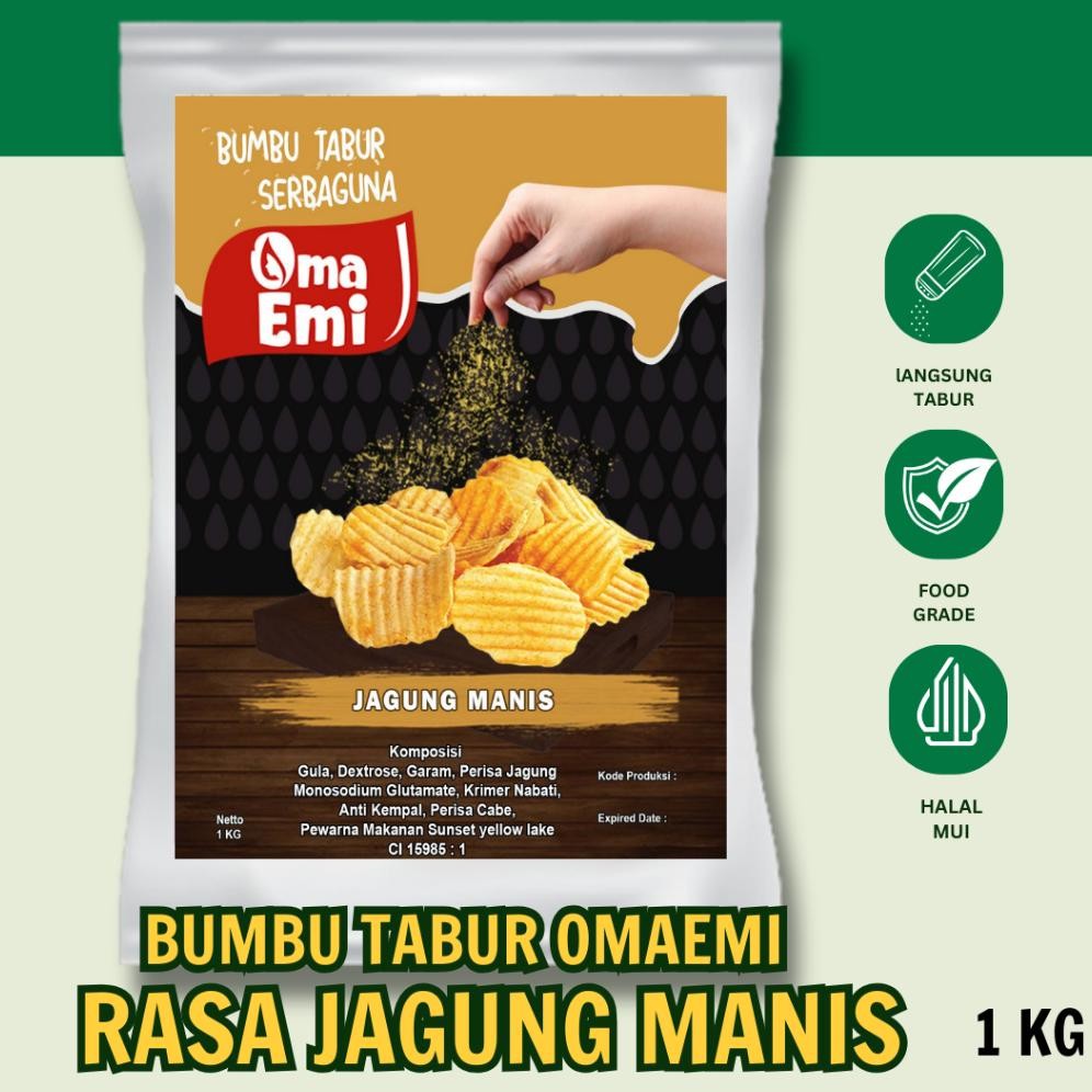

BUMBU TABUR JAGUNG MANIS 1 KG Nugi