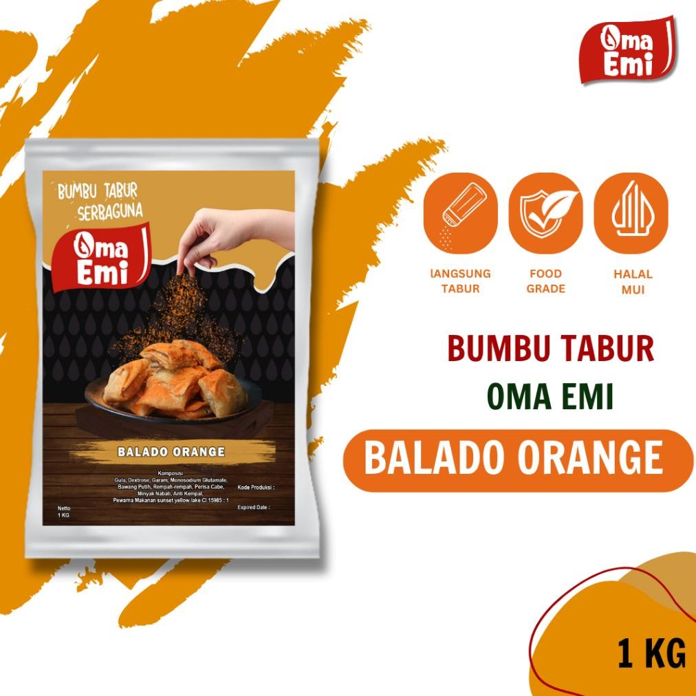 

Bumbu Tabur Balado Orange 1 kg Nugi