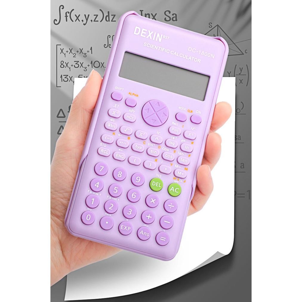 

Kalkulator Ilmiah 240 Kalkulator Fungsi Scientific Kalkulator Alat Hitung Kalkulator 6 Warna - Qiqi Treasure RB2