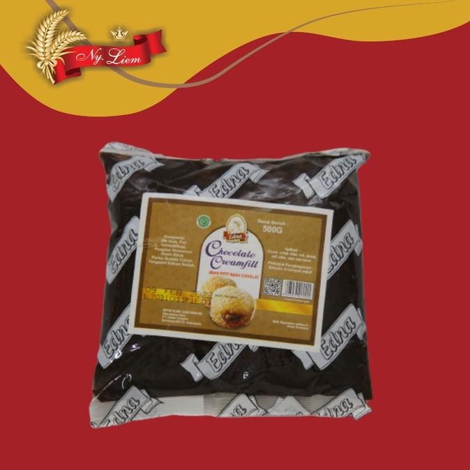

EDNA Chocolate Creamfill / Isian Kue Rasa Cokelat 500 gram Nugi