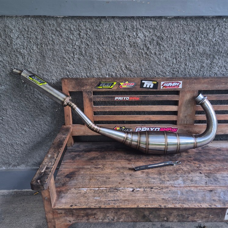 Knalpot Racing Ninja RR SMR Jogja Cobra Stainless Leher Plepet