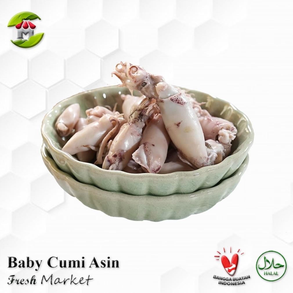 

[DEPOK] Baby Cumi Asin Pack 250gr Nugi