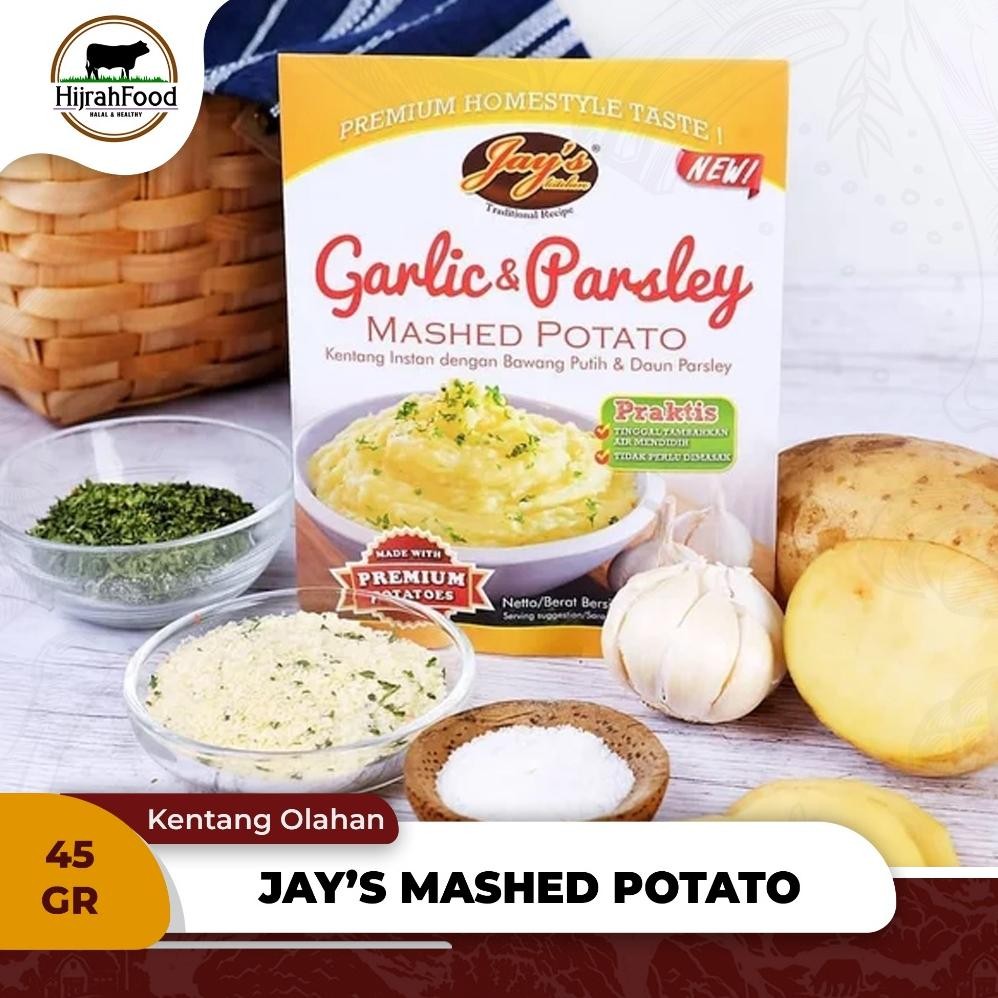 

Jay's Mashed Potato Garlic & Parsley / Kentang Tumbuk (Qty. 45 gr) Nugi