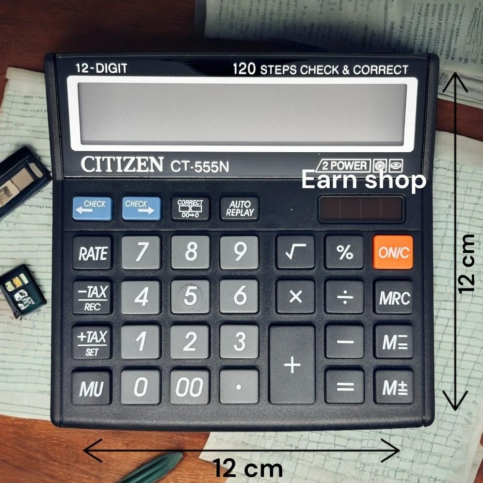

Kalkulator Citizen CT-555N / CT 555 N / Tax Calculator / Mark Up Calculation RB2