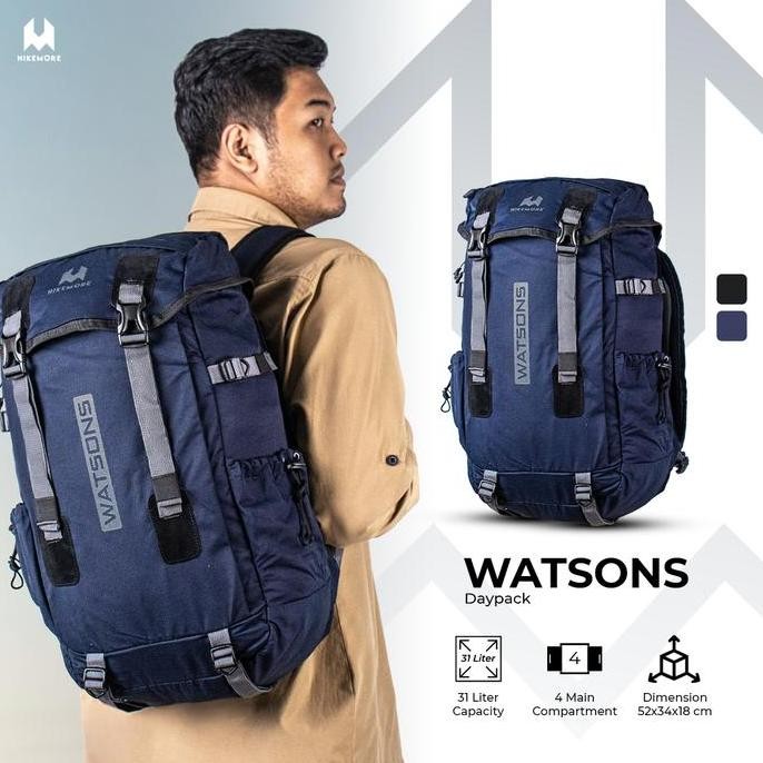 [ SKULOLS ] Tas Ransel Daypack Travelling Hikemore Watsons