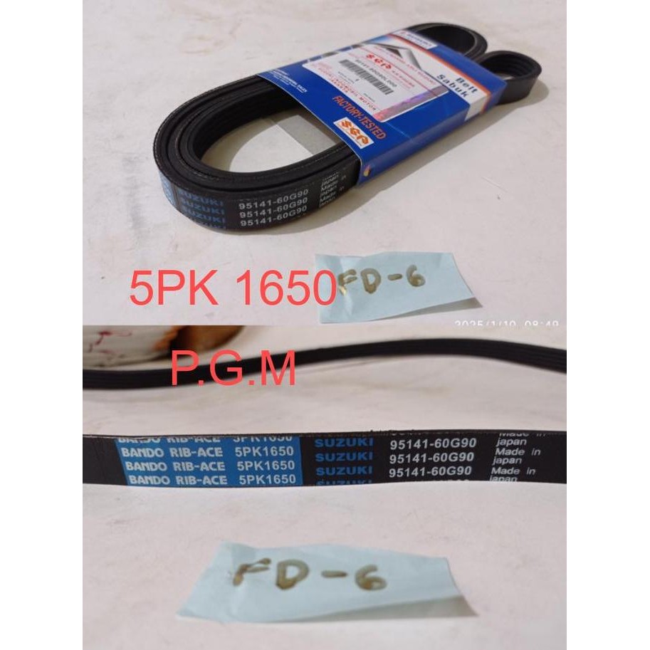 Baru Fan Belt 5Pk1650 Escudo Baleno Vitara Tali Kipas Oem Vanbelt Mobil Suzuki 2.0Cc