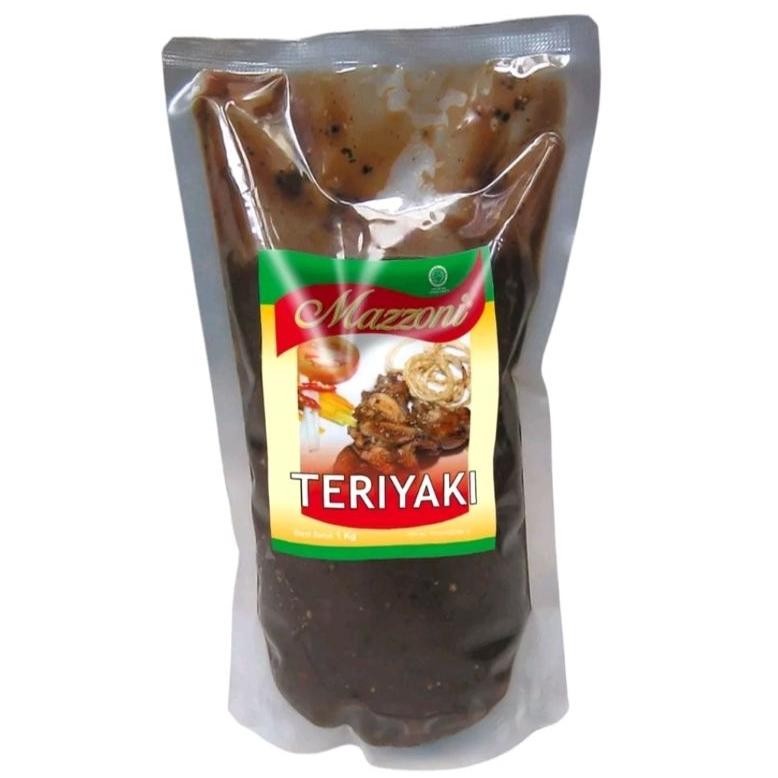 

Mazzoni Sauce Teriyaki, Saus Teriyaki Nett 1 Kg Nugi