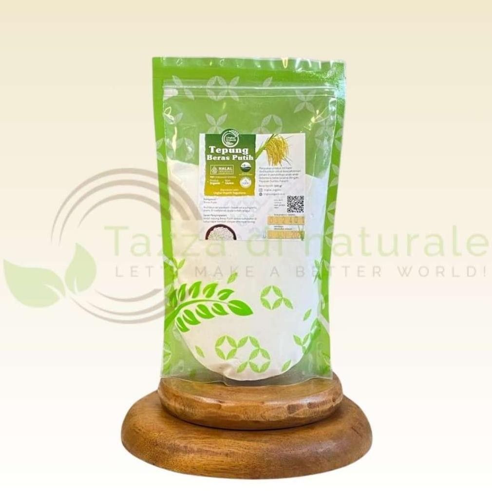 

TEPUNG BERAS PUTIH Lingkar Organik 500gr Nugi