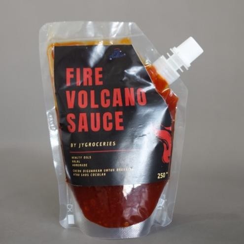 

Saos Saus Fire Volcano Halal Creamy 250ml Nugi