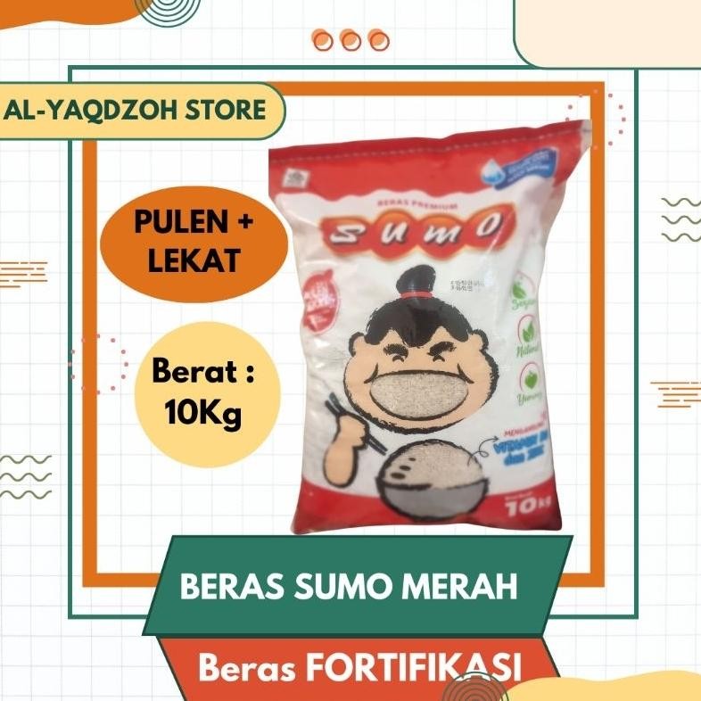 

Beras Premium | SUMO FORTIFIKASI | Kemasan MERAH 10Kg Nugi
