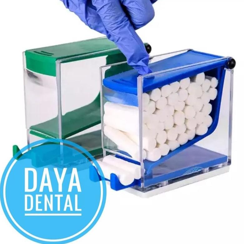 Dental cotton roll dispenser wadah kapas dental cotton roll