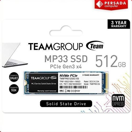 Team MP33 512GB SSD NVMe M.2 / M2 512 GB - NVMe 512GB Nugi