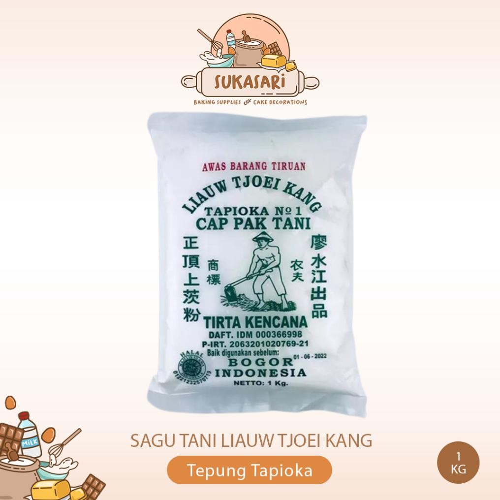 

Tepung Sagu Tani Liauw Tjoei Kang 1kg / Tepung Tapioka Nugi