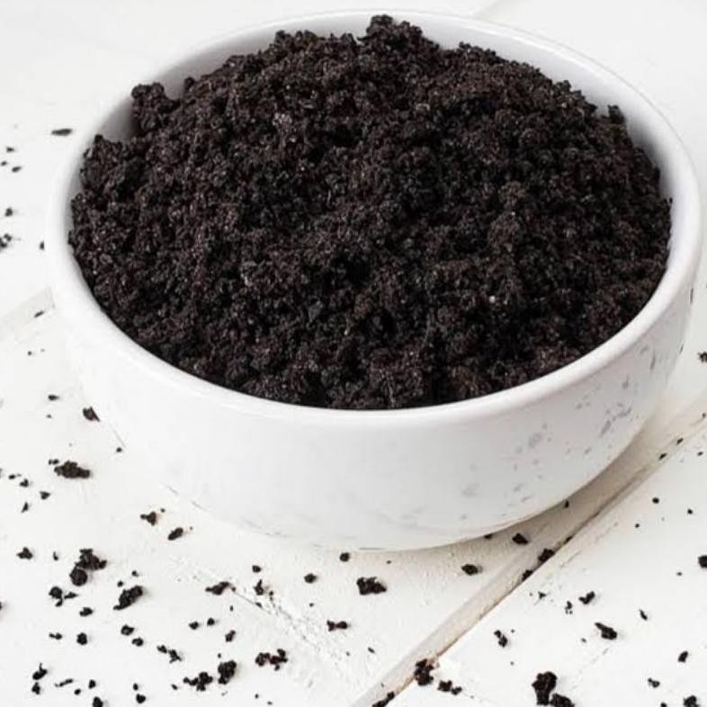 

bubuk Oreo halus 1 kg untuk toping makanan dan minuman Nugi