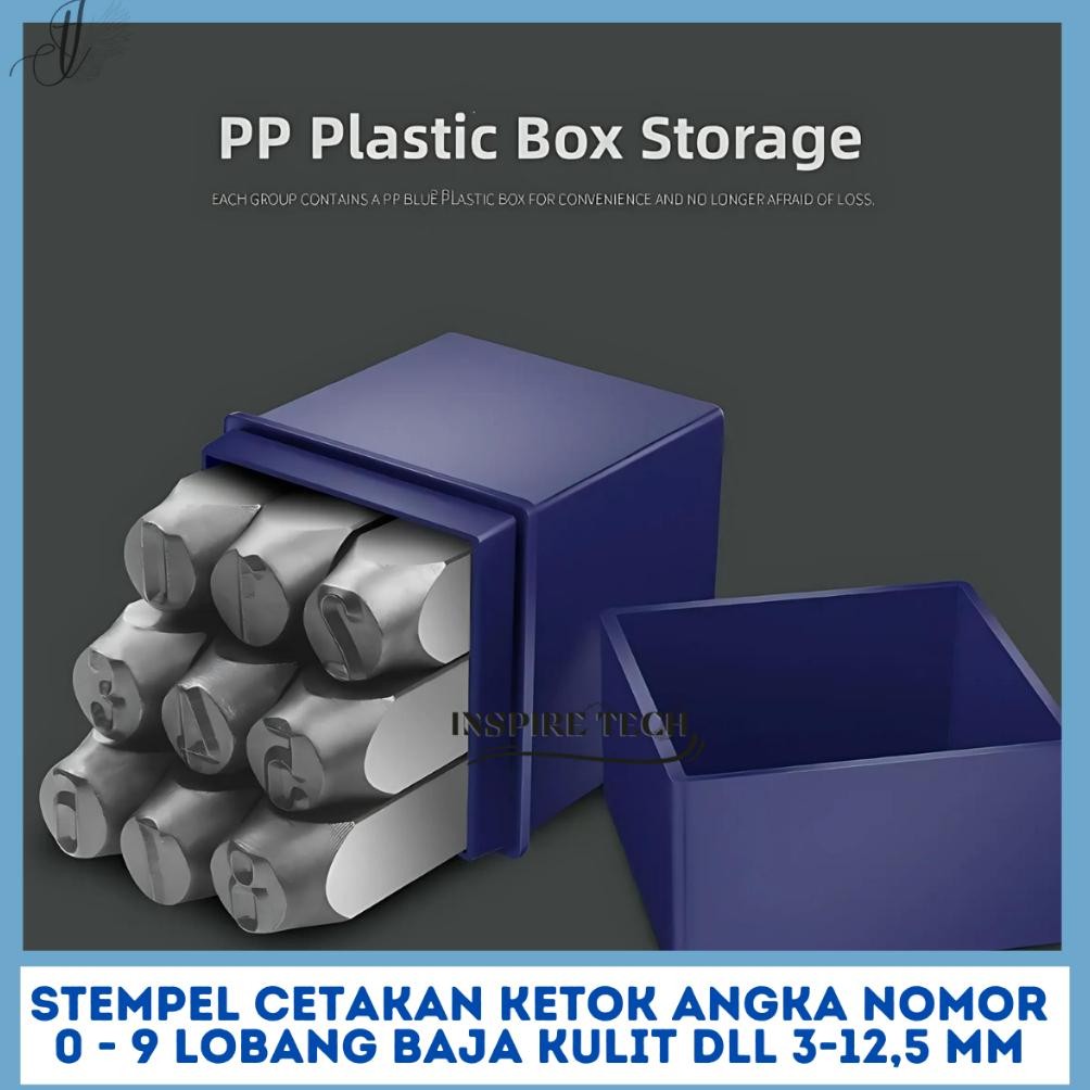 

ALAT STEMPEL KETOK CETAK ANGKA NOMOR 0 - 9 LOBANG BAJA KULIT DLL 3-12,5 MM RB3