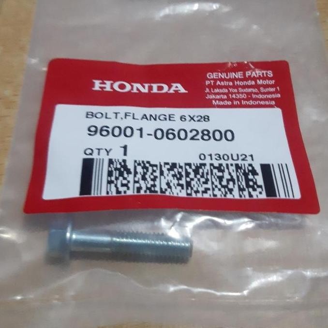 Baut CVT Vario 150 6x28 Original Honda 96001-0602800 TERBAIK