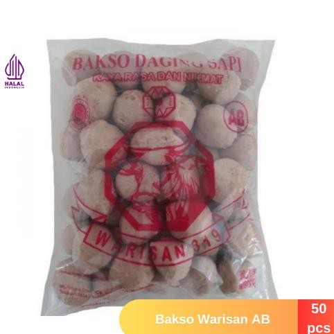 

Bakso Warisan AB Isi 50 pcs Nugi