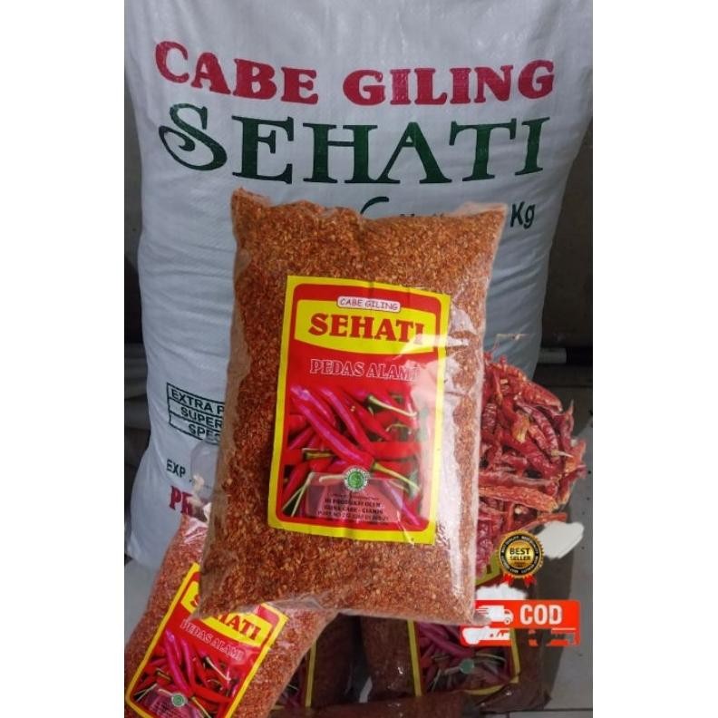 

CABE BUBUK KASAR 1kg ASLI PEDAS MANTUL Nugi
