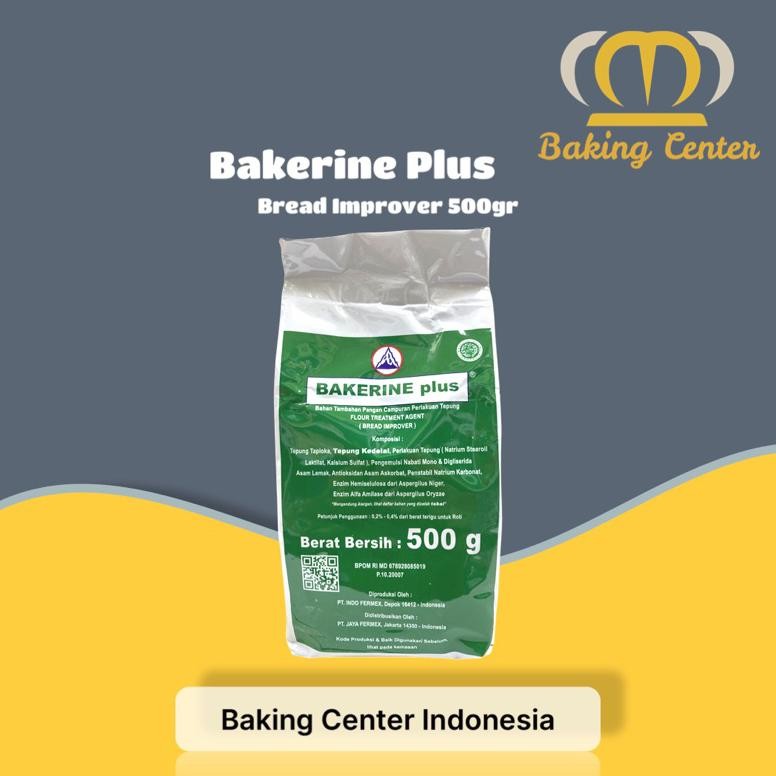 

Bakerine Plus Bread Improver 500gr / Pelembut Roti Bakerine Plus 500gr Nugi