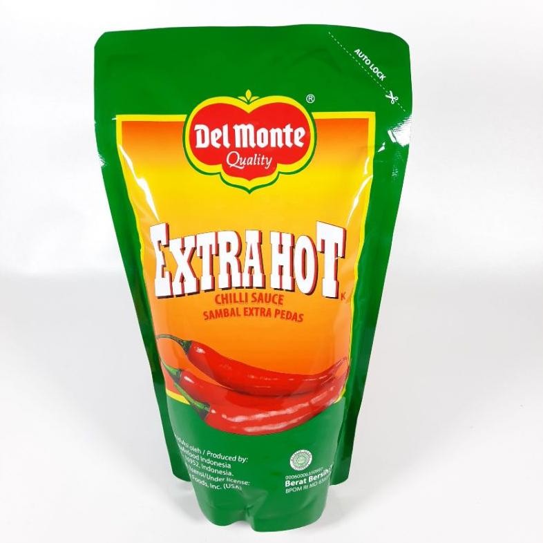 

DELMONTE EXTRA HOT CABE SAUS 1KG KEMASAN POUCH Nugi
