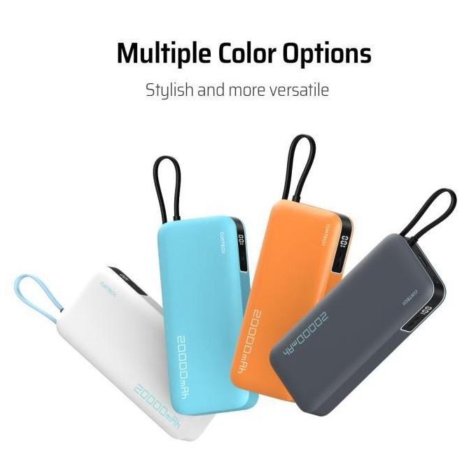 KiiP X CUKTECH PB200N PB 200N /  PB200 N Powerbank 20000mAh 55W USB TYPE-C Fast Charging