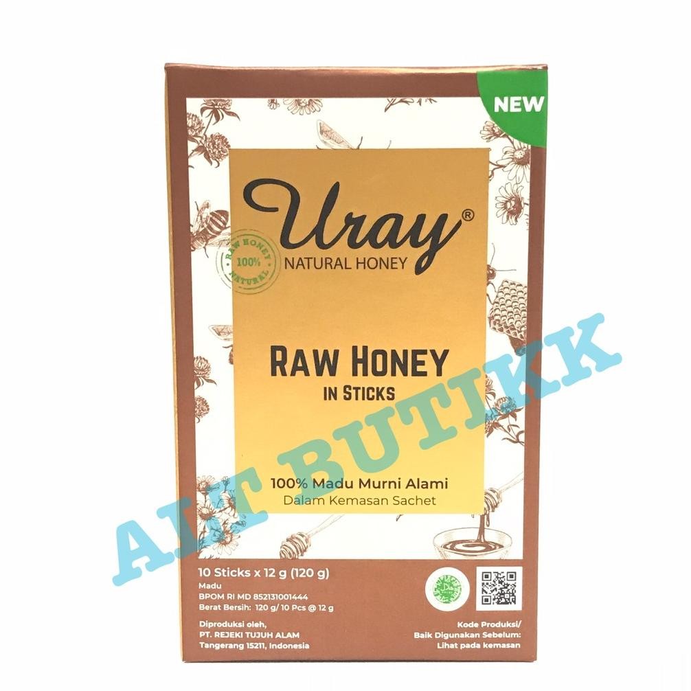 

READY STOCK MADU URAY SACHET STICK | RAW HONEY & GINGER 10 STICKS (120gr)