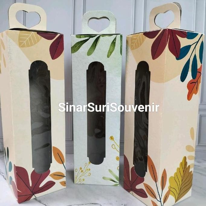 

New ISI 50 PCS BOX TENTENG KEMASAN BOTOL / TAMBLER UKURAN 6.5 X 20 CM BOX SOUVENIR