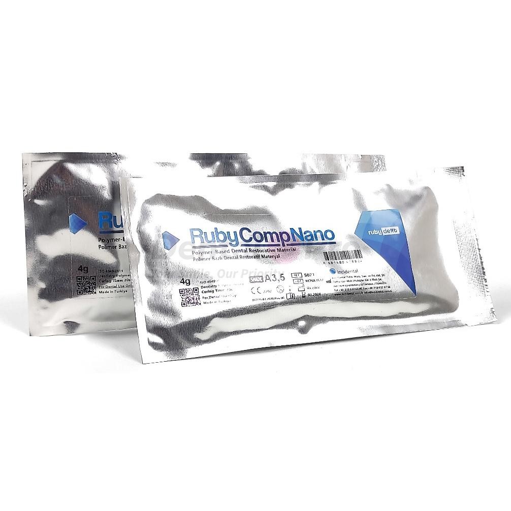 RUBY COMPOSITE Nano Dental Komposit Ruby Super Putih / Bahan Tambal Gigi / Veneer Extra White Nugi