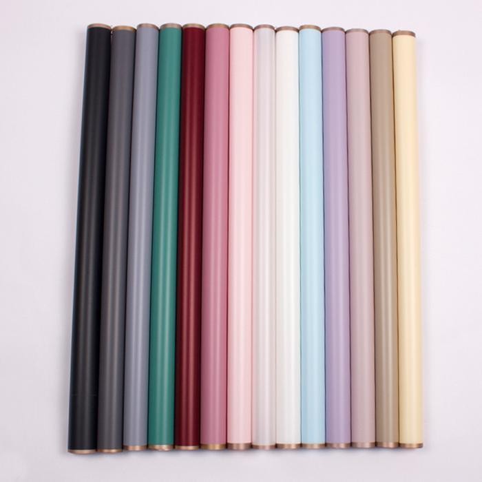 

Bis Mgm (20 Lembar) Flower Wrapping Paper Varian List Gold Emas Kertas Buket Bunga Cellophane Florist Goldline Kb10