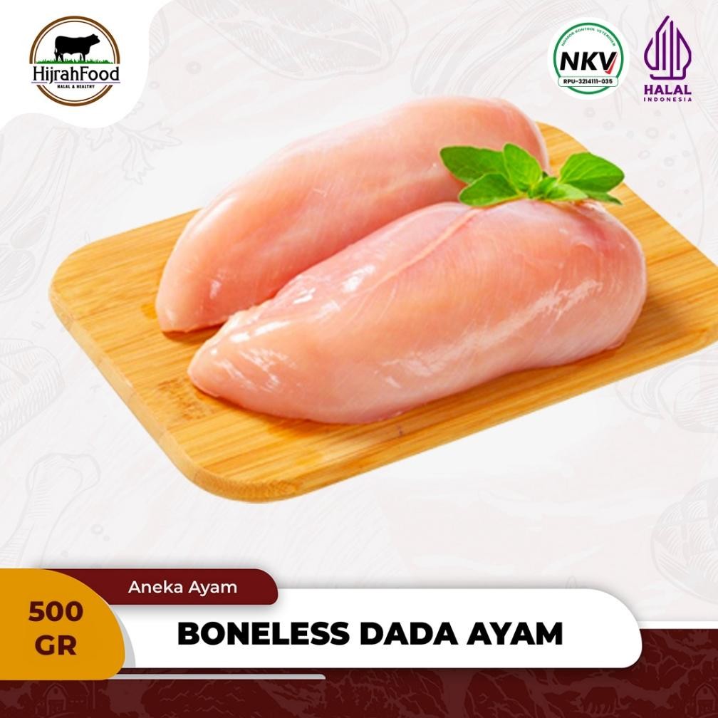 

Dada Ayam Boneless Tanpa Tulang & Kulit | Fillet Chicken Breast Nugi