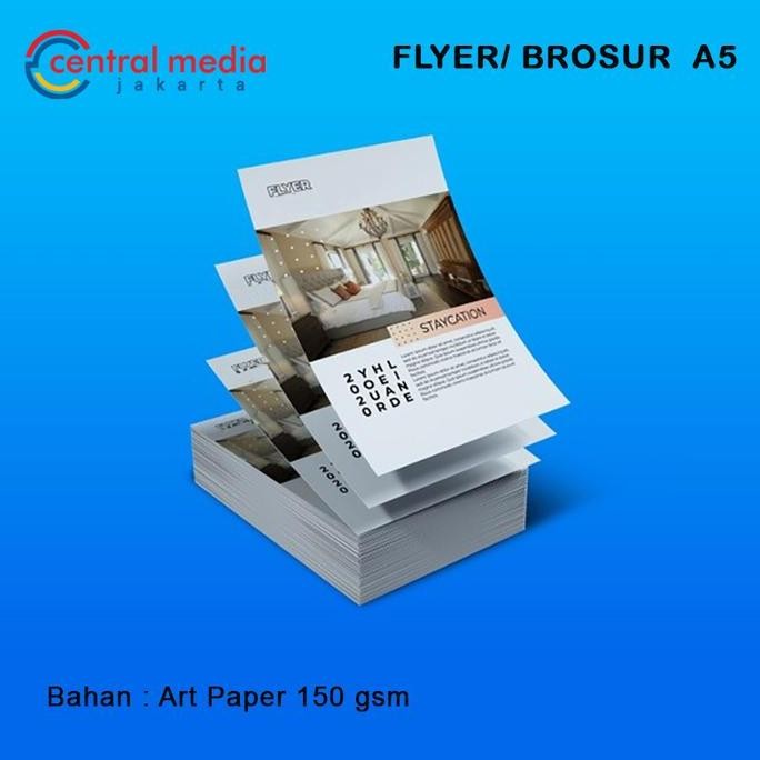 

Promo Cetak Brosur A5 AP150 gr 2 Sisi 1/2 Rim COD