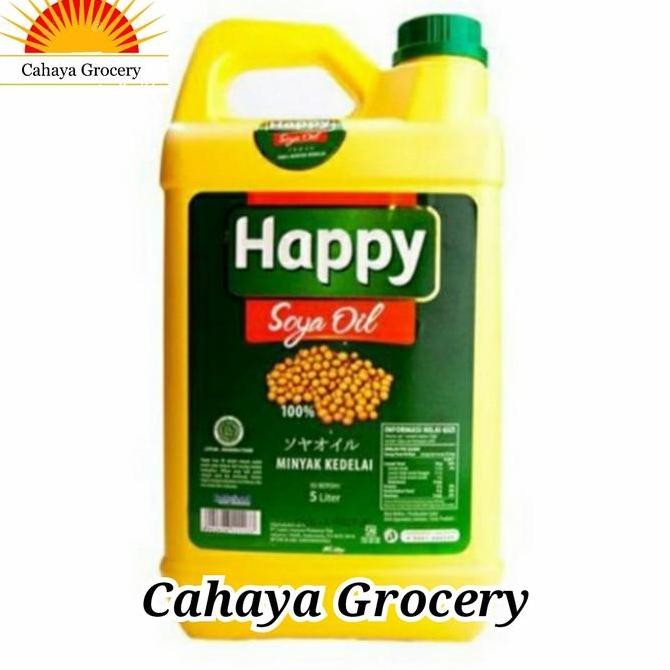 

Happy Soya Oil 5 Liter Minyak Kedelai Sehat Non Kolesterol Diskon!