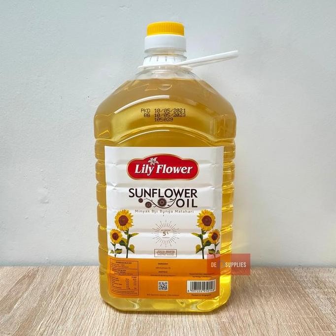 

Lily Flower Minyak Sunflower Oil 5 Liter Minyak Bunga Matahari Asli Diskon!