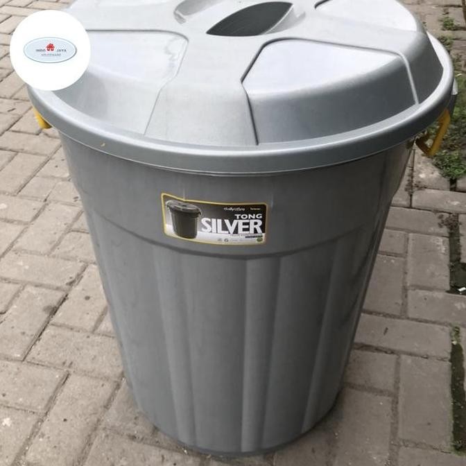 ember 120liter taiwan + tutup / ember silver jumbo / ember besar / tong jumbo / tong sampah besar ou