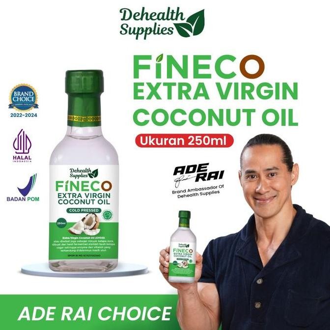 

Dehealth Fineco Extra Virgin Coconut Oil 250Ml - Vco Botol Kaca Diskon!