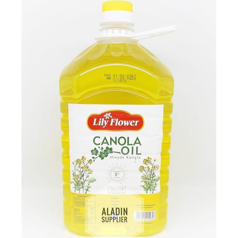 

Lily Flower Canola Oil 5 Liter - Minyak Kanola Jumbo Untuk Masak Sehat Diskon!