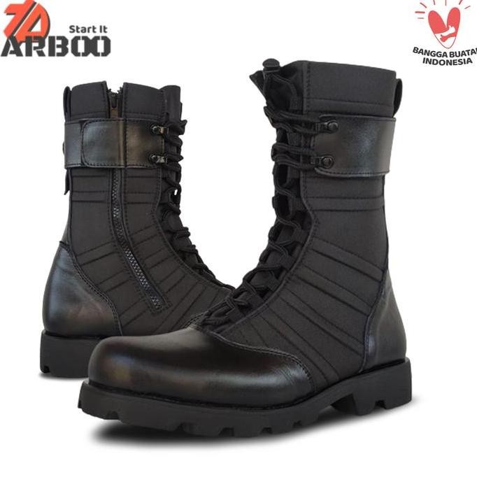 SEPATU PDL TNI SAFETY BOOTS TNI POLRI NINJA TITAN 10 INCH sol RADIAL