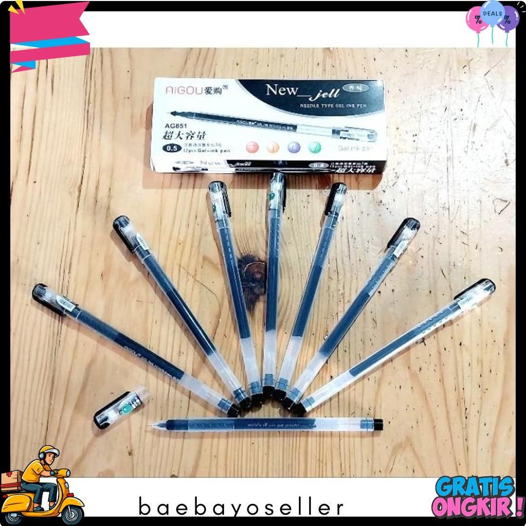 

Bolpen Aigou New Gell Xui Zua Ada Gambar Aple 0.4 Mm / Isi 12 Pcs Flash Sale! Diskon Hingga 70%