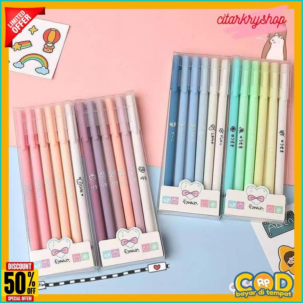 

Pena Gel Estetika Morandi / Pena Cair Seri Morandi (1 Kotak Isi 6 Buah) Terlaris! Produk Ini Banyak Dicari