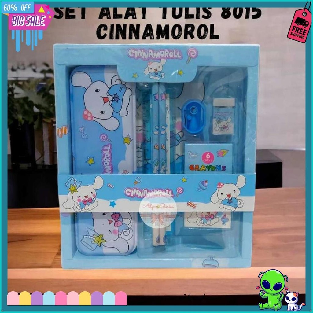 

8015 Paket Alat Tulis + Kotakpensil / Souvenir Ulang Tahun Atk Set Anak Karakter Diskon Setengah Harga