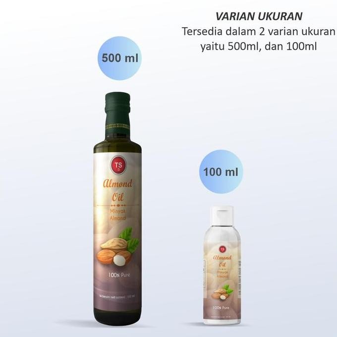 

Tsb Almond Oil 500Ml - Minyak Almond Food Grade Cold Pressed Diskon!