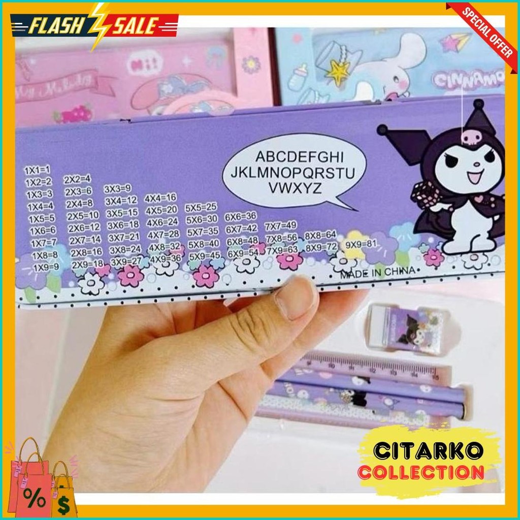 

Set Alat Tulis 12In1, Perlengkapan Sekolah Sanrio Kotak Pensil Crayon Hadiah Kuromi Cinnamorrol Stationery Terlaris! Produk Ini Banyak Dicari