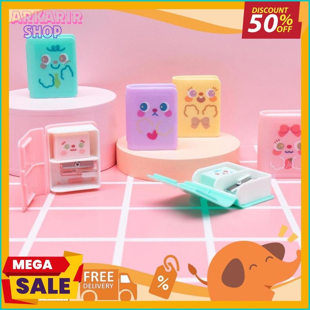 

Joyko Eraser Er-131 (Penghapus + Rautan) / Penghapus Dan Serutan 1 Set Terlengkap Dan Termurah