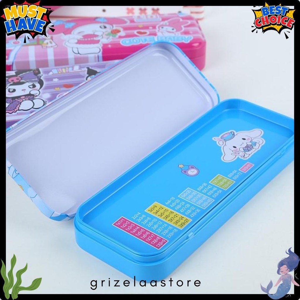 

Bobomart Kotak Tempat Pensil Pencil Case Kaleng 2 Susun Sanrio B-810 (Kuromi, Melody, Cinnamoroll) Diskon