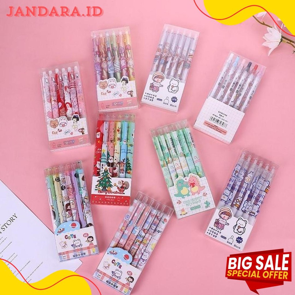 

Pulpen Set Karakter Lucu Pulpen Mekanik Isi 6Pcs Bolpoin Gel Terlengkap Dan Termurah